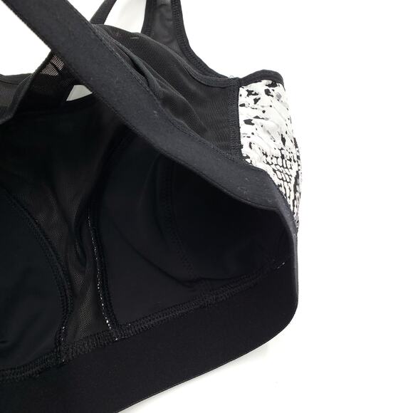 HPE Impact Bra 2.0, Black Graffiti Women's Size L - Picture 8 of 9